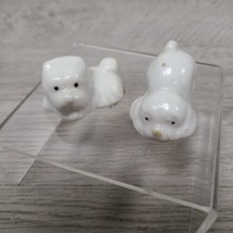 Vintage Miniature Puppy Dog Figurines Mini Ceramic - $6.50