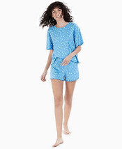 Jenni by Jennifer Moore Womens Lettuce-Edge Pajama Top, Size XL - £6.73 GBP