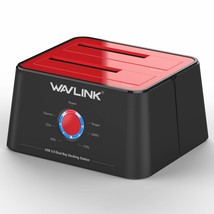 Wavlink Usb 3.0 To Sata I/II/III Dual Bay External Hard Drive Enclosure Docking - £48.75 GBP