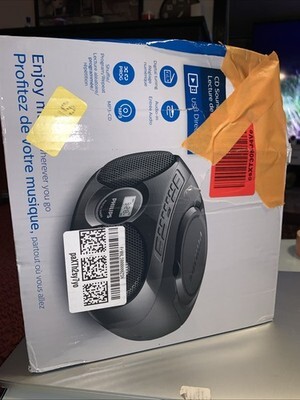 Portable Black Stereo System Boombox With Cd Player Usb Fm Radio And Headphon... Item image 7