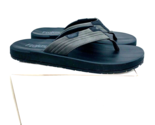 Flojos MEN Memory Foam Flip Flops / Thongs Sandals- Grey / Black, US 8M - $20.79