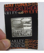 Harley Davidson Dealer VIP Tour Pin Museum Rare biker pinback Pewter - £39.49 GBP