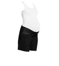 Time &amp; Tru Women&#39;s Maternity Bermuda Shorts Black Size Raw Hem Size Large L - £11.19 GBP