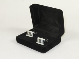 Men J.Valintin Cufflinks by Vitorofolo for French Cuff Shirt V29-35 White Silver image 2