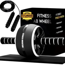 3-In-1 Ab Roller Wheel,Ab Wheel Roller &amp; Jump Rope,Ab Roller For Abs Wor... - $46.99