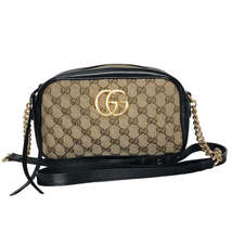 Gucci GG Marmont Small Quilted Shoulder Brown - £1,818.40 GBP