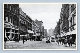 Lord Street View London England UNP Valentines Silveresque WB Postcard N7 - £4.01 GBP