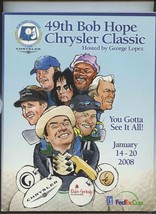 49th Bob Hope Chrysler Classic Golf Tournament Program George Lopez Host... - £14.06 GBP