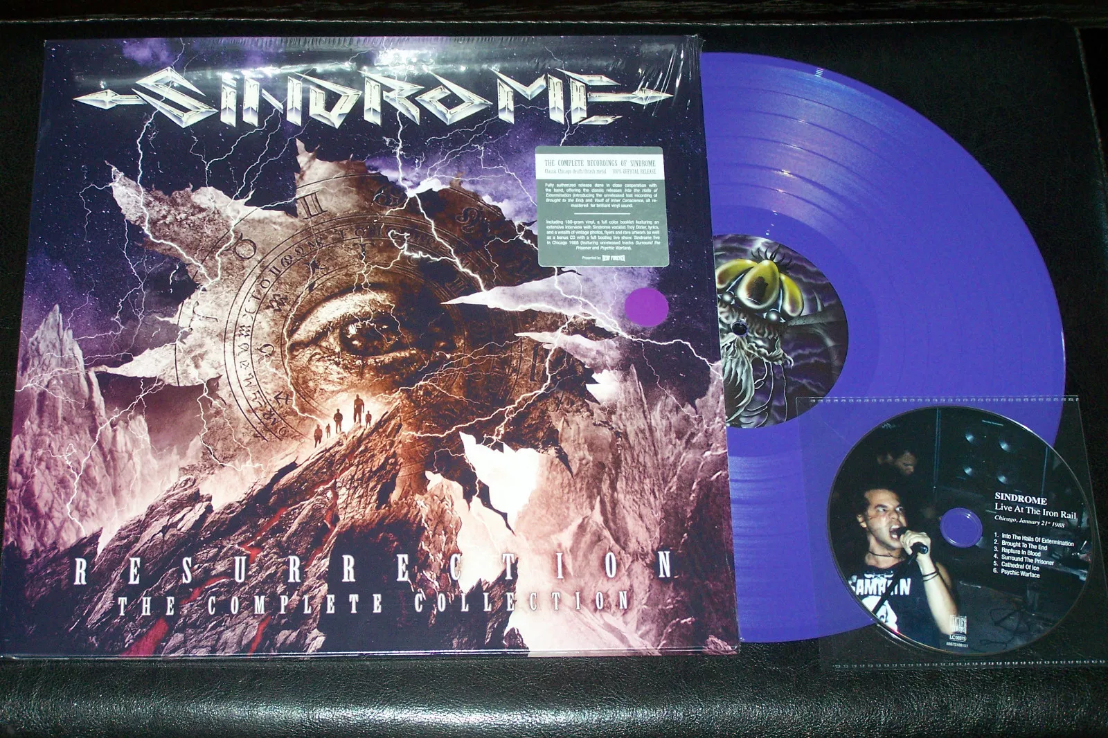 Sindrome - Resurrection - The Complete Collection (lilac LP+CD) 100 COPI... - $81.18