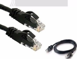 5ft Ethernet Network Cable Black cord cable wire modem PC internet compu... - $9.85