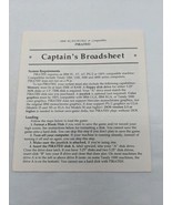 Pirates! IBM PC Dos Captains Broadsheet Manual - $237.29 MXN