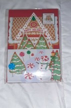 Gingerbread House Hallmark Christmas Pop Up Decor Greeting Card W Light &amp; Music - £5.58 GBP