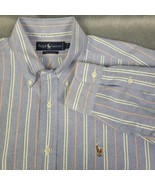 Ralph Lauren Mens Shirt Heavy Cotton Long Sleeve 17 - 34 Button Down Str... - $22.58 CAD