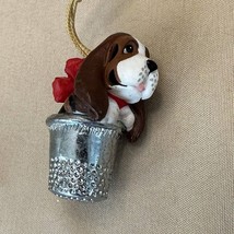 Hallmark Keepsake Collectors Series Ornament #12 Thimble Puppy Basset Ho... - £6.02 GBP