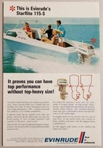 1969 Print Ad Evinrude Starlite 115-S Outboard Motors V-4 Milwaukee,WI - $12.62