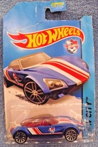 2014 Hot Wheels #20/250 HW City-HW Goal AVANT GARDE  Blue w/J5 Spoke  Bad Card - £5.72 GBP