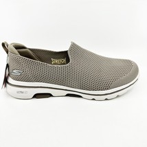 Skechers Go Walk 5 Sponanteous Taupe Womens Size 8 Wide Comfort Shoes - £45.78 GBP