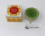 Avon Fostoria Salt Cellar With Bayberry Candle &amp; Sealed Spoon NOS - $19.99