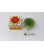 Avon Fostoria Salt Cellar With Bayberry Candle &amp; Sealed Spoon NOS - $19.99