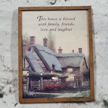 Vtg 1997 Thomas Kinkade This House is Blessed Refrigerator Magnet - $9.89