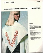 Coats and Clark Embroidery Creative Stitchery Kit 5856 Vintage 70&#39;s - £7.33 GBP