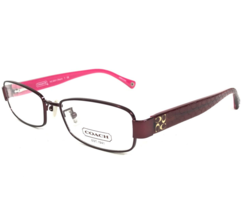 Coach Eyeglasses Frames HC 5001 9022 Taryn Red Pink Rectangular 52-16-135 - £55.29 GBP