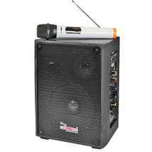 5Core 10&quot; Portable YouTube Bluetooth Karaoke Machine / System w/ Wireless Mic... - £97.51 GBP