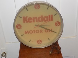 Vintage Kendall Motor Oil Plastic Clock - $445.50