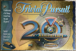 Trivial Pursuit 20th Anniversary Edition (Hasbro, 2002) COMPLETE - £11.15 GBP