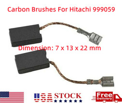 1 Pair Carbon Brushes 999-059 Replacement for Hitachi G23ST G18ST G18SW2... - £13.36 GBP