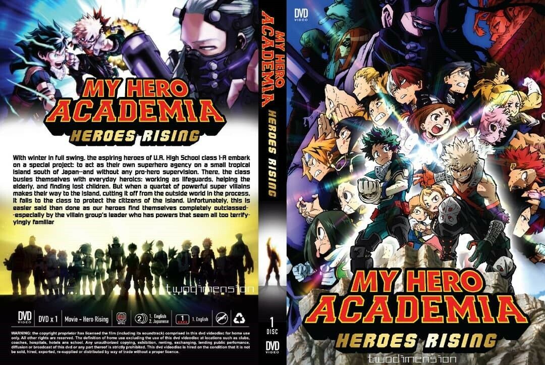 ANIME DVD~ENGLISH DUBBED~My Hero Academia:Heroes Rising~All region+FREE