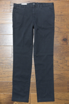 Hugo Boss $178 Men Kaito Slim Fit Stretch Cotton Black Khaki Chino Pants 40R - £55.85 GBP