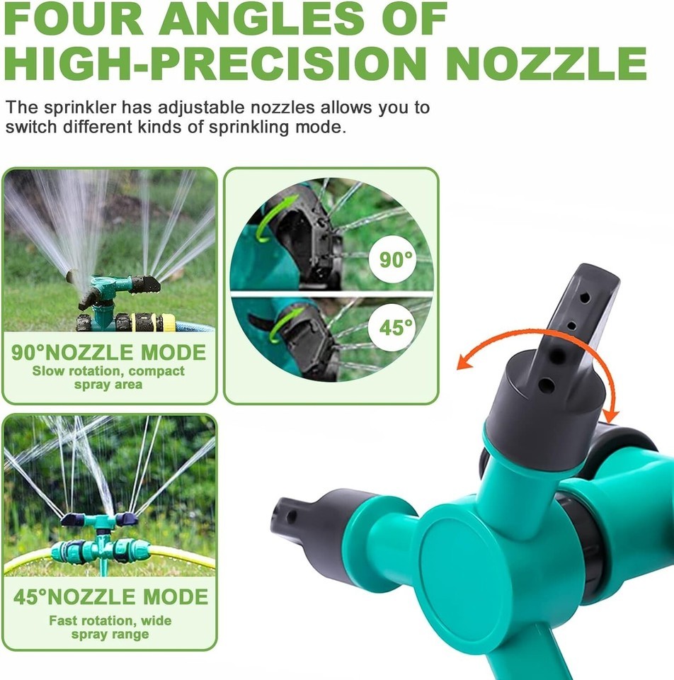 Lawn Sprinkler for Yard, Garden Water Sprinklers for Lawn, Yard Sprinklers 360 D Item image 6