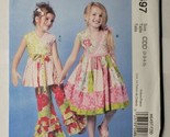 McCalls M6497 Size CDD 2 3 4 5 Chelsea Andersen Children&#39;s Top, Dress, a... - £7.15 GBP
