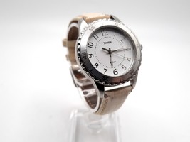Timex Watch Women 35mm New Battery White Dial 07 - $17.00