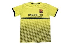 Vintage FC Barcelona Yellow Soccer Jersey Youth Sz XL - £18.68 GBP