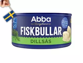 Abba Fiskbullar i Dillsås, fish balls in dill sauce 375g (13,22oz), Swed... - $14.18
