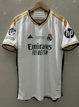 Real Madrid FINAL LONDON 2024 Soccer Jersey KROOS VINI JR MODRIC 14 PATC... - $75.00