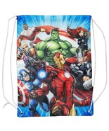 Marvel Avengers Youth/Adult 18x13in Cinch Gym Bag Sack Pack Drawstring B... - £11.84 GBP