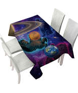 Cool Funny Space Art Cosmic Kittens Cats Tablecloth - $51.98 CAD+