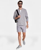 Alfani Men's Pique Knit Bomber Jacket Storm Gray-3XL - $21.99