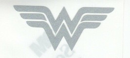 Highly Reflective Silver Wonder Woman logo fire helmet window decal - £2.75 GBP+