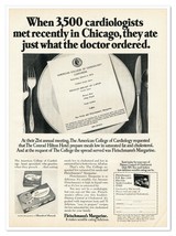 Fleischmann&#39;s Margarine 3,500 Cardiologists Vintage 1972 Full-Page Magaz... - $9.70
