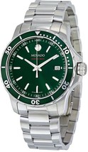 Movado 2600136 Series 800 Green Dial Stainless Steel Men&#39;s Watch - £470.17 GBP