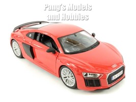 Audi R8 V10 Plus - 2015- 1/24 Scale Diecast Model by Maisto - Red - £23.67 GBP