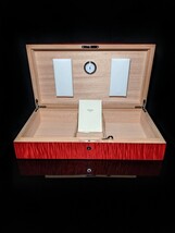 Elie Bleu Stars & Stripes Cigar Humidor 110 Count NIB Made in France No 100 image 3