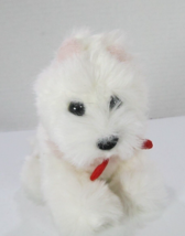 Build a Bear Promise Pet 4&quot; White Terrier Plush Stuffed Baby Puppy Dog Plush - £11.12 GBP