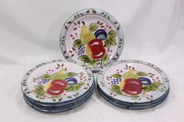 Heritage Mint Black Forest Fruits Dinner Plates 10.5&quot; Set of 8 - £31.15 GBP