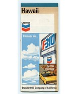 Chevron Hawaii Map Standard Oil of California Gousha 1971  - £10.98 GBP