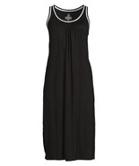 Secret Treasures ~ Black ~ Midi Night Gown ~ Knit ~ Size SMALL (4-6) - $42.10 CAD